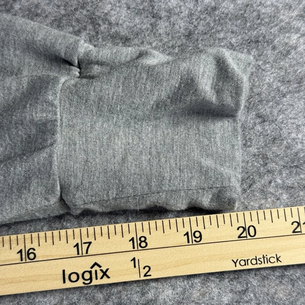 Nike Sportwear Womens Tee Shirt Size L  Gray Oversized Rayon/viscose Long Sleeve